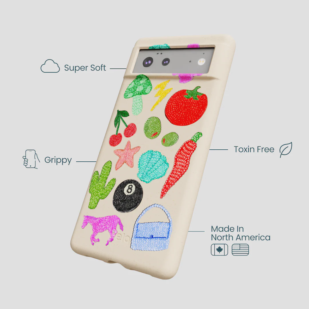 Seashell Whimsy Brooches Google Pixel 6a Case - Image 4