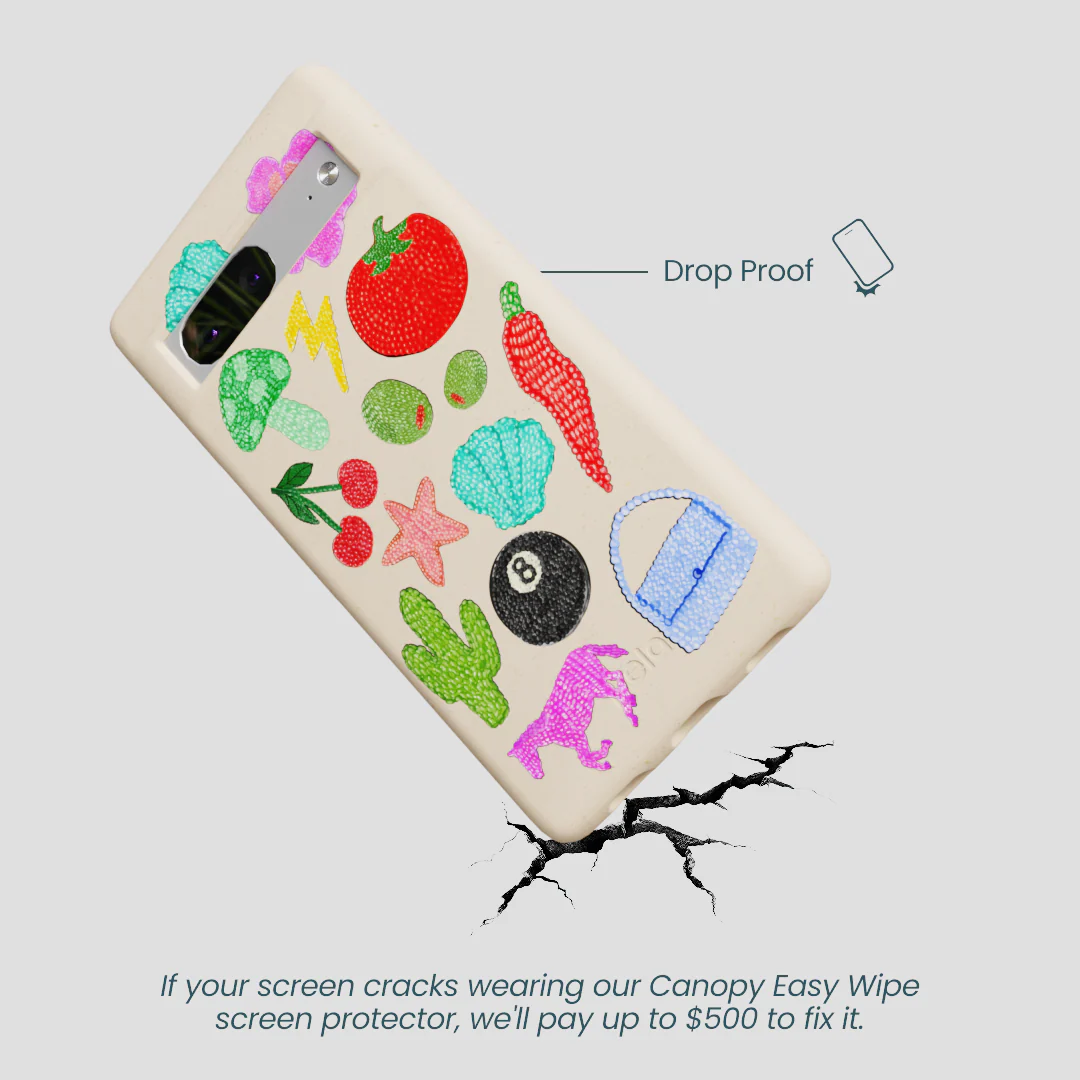 Seashell Whimsy Brooches Google Pixel 7a Case - Image 5