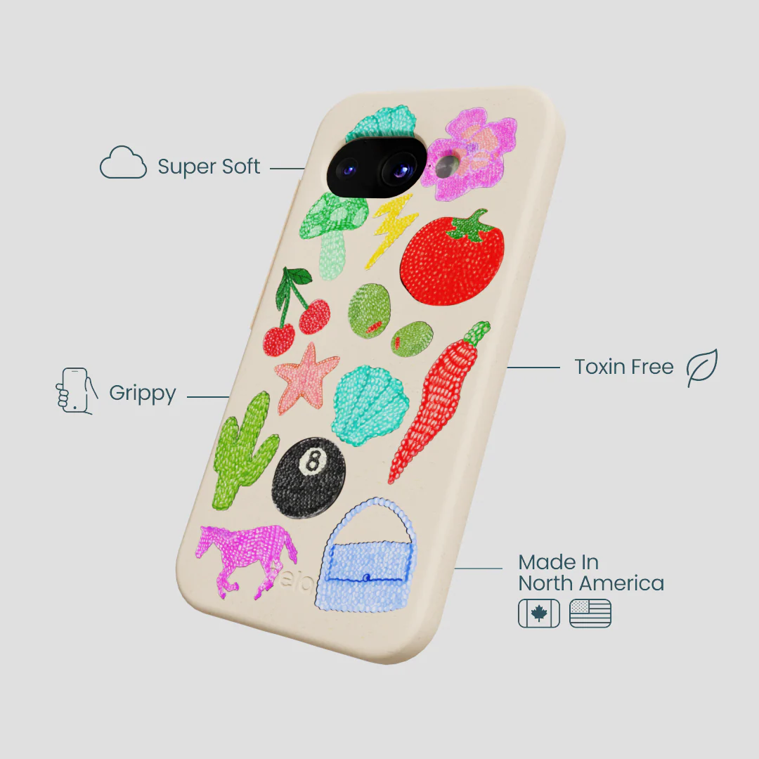 Seashell Whimsy Brooches Google Pixel 9a Case - Image 4
