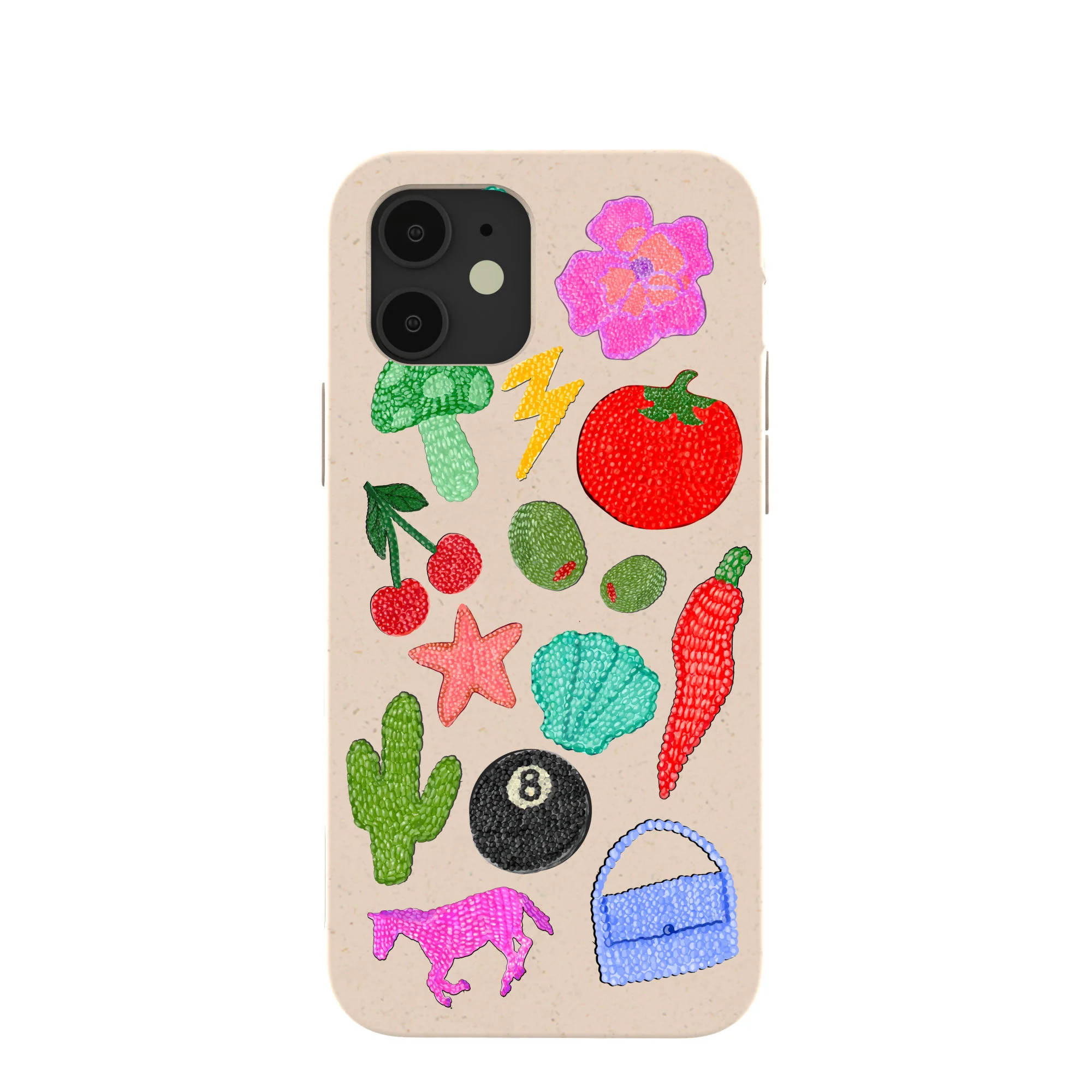 Seashell Whimsy Brooches iPhone 12/ iPhone 12 Pro Case