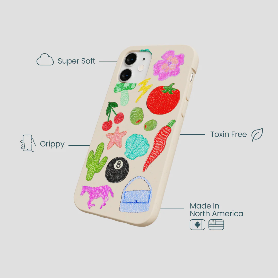 Seashell Whimsy Brooches iPhone 12 Mini Case - Image 3