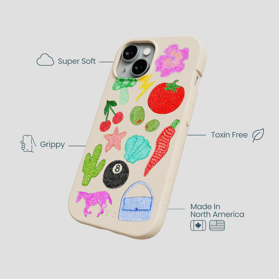 Seashell Whimsy Brooches iPhone 14 Case - Image 4