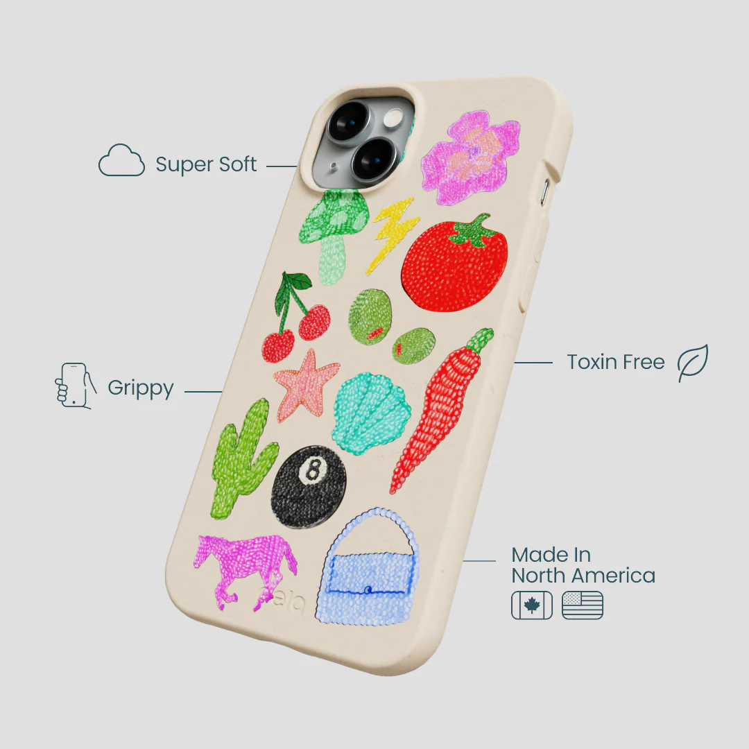 Seashell Whimsy Brooches iPhone 14 Plus Case - Image 4