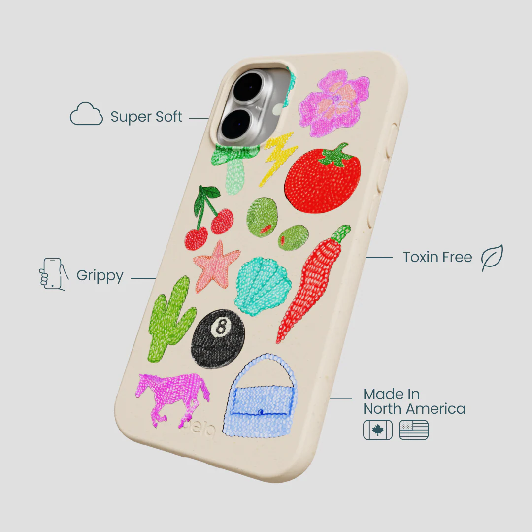Seashell Whimsy Brooches iPhone 16 Plus Case - Image 4