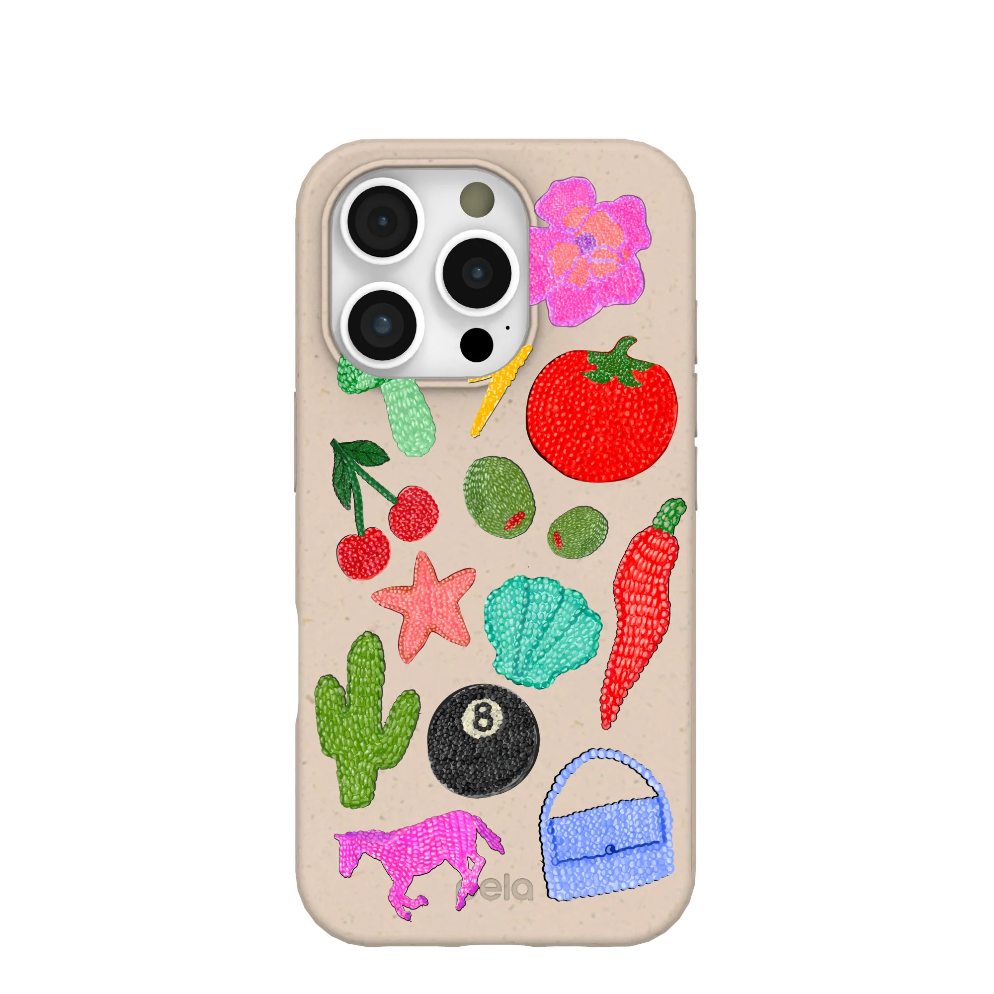 Seashell Whimsy Brooches iPhone 16 Pro Case