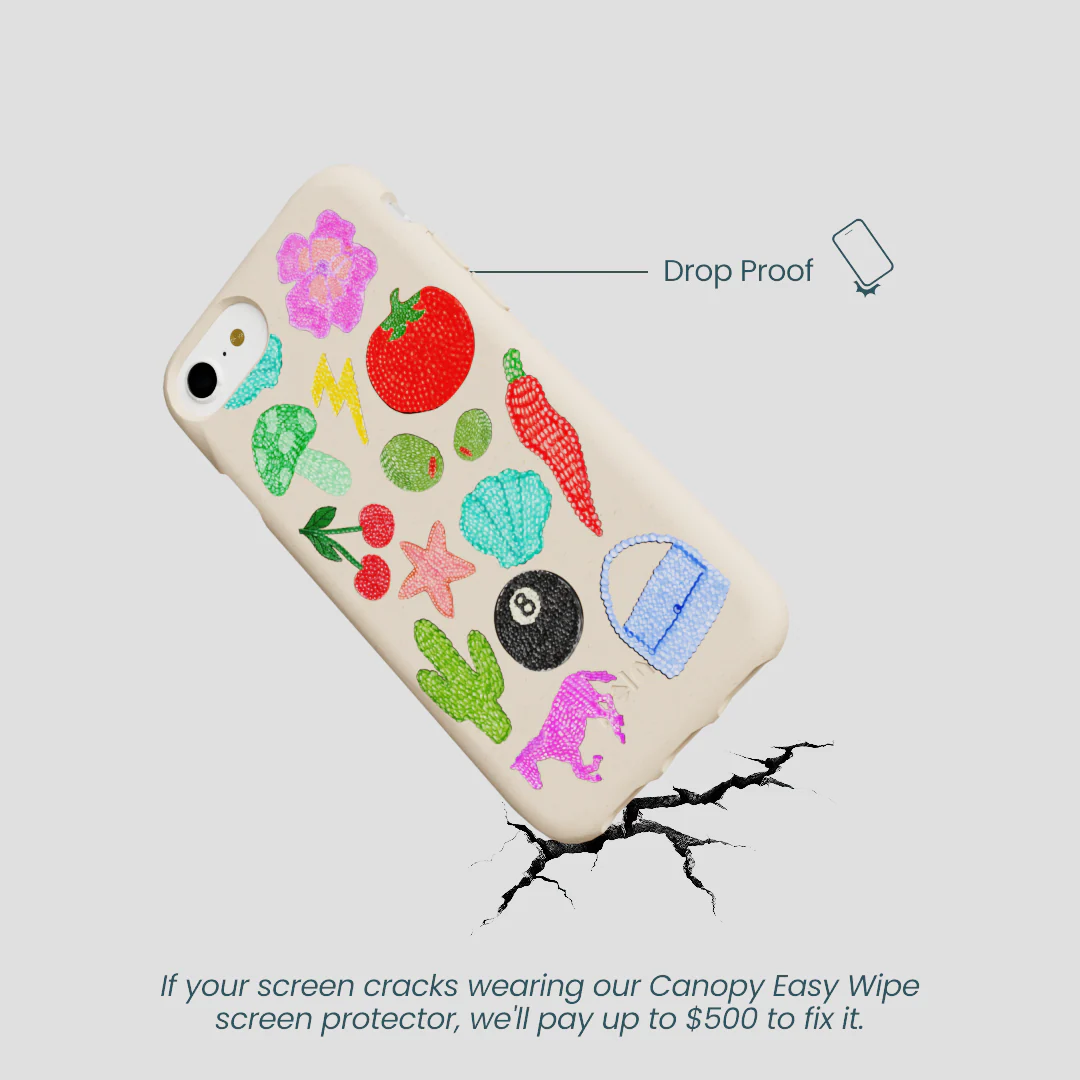 Seashell Whimsy Brooches iPhone 6/6s/7/8/SE Case - Image 4