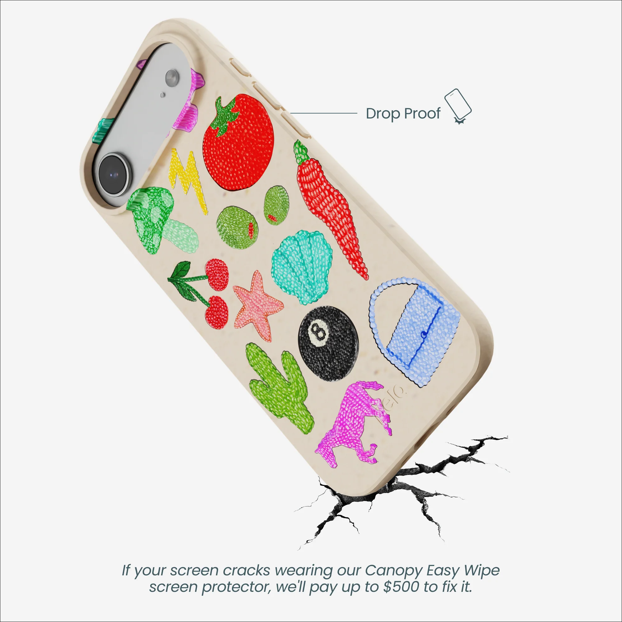 Seashell Whimsy Brooches iPhone Air Case - Image 4