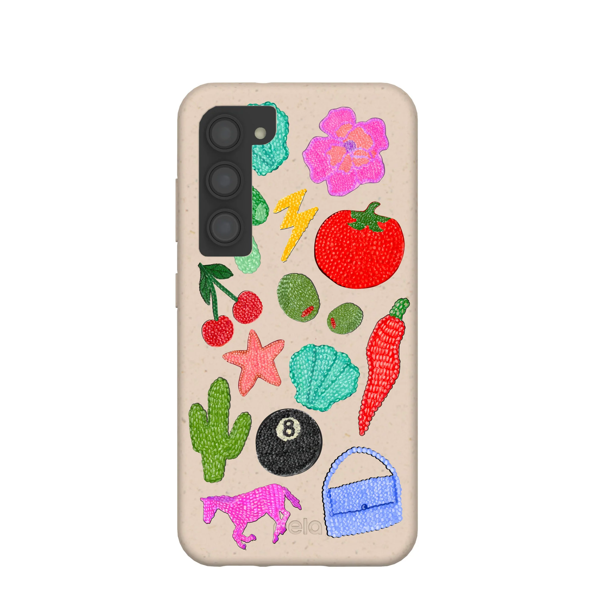 Seashell Whimsy Brooches Samsung Galaxy S23 Case