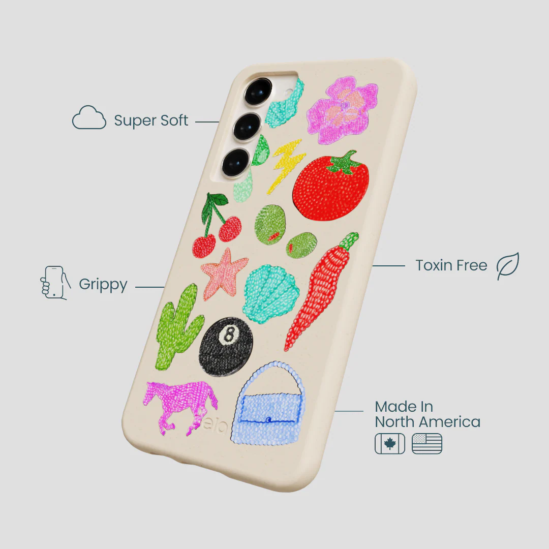 Seashell Whimsy Brooches Samsung Galaxy S23+(Plus) Case - Image 4