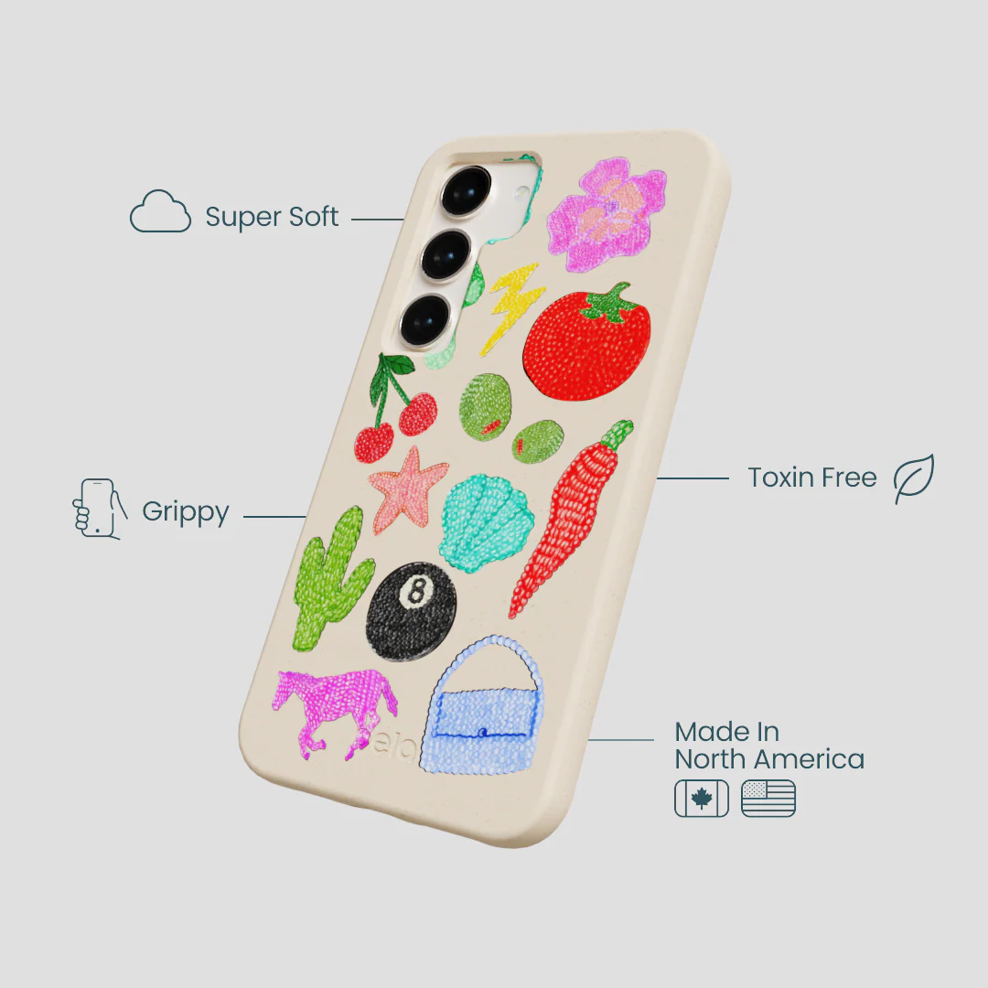 Seashell Whimsy Brooches Samsung Galaxy S24 Case - Image 4