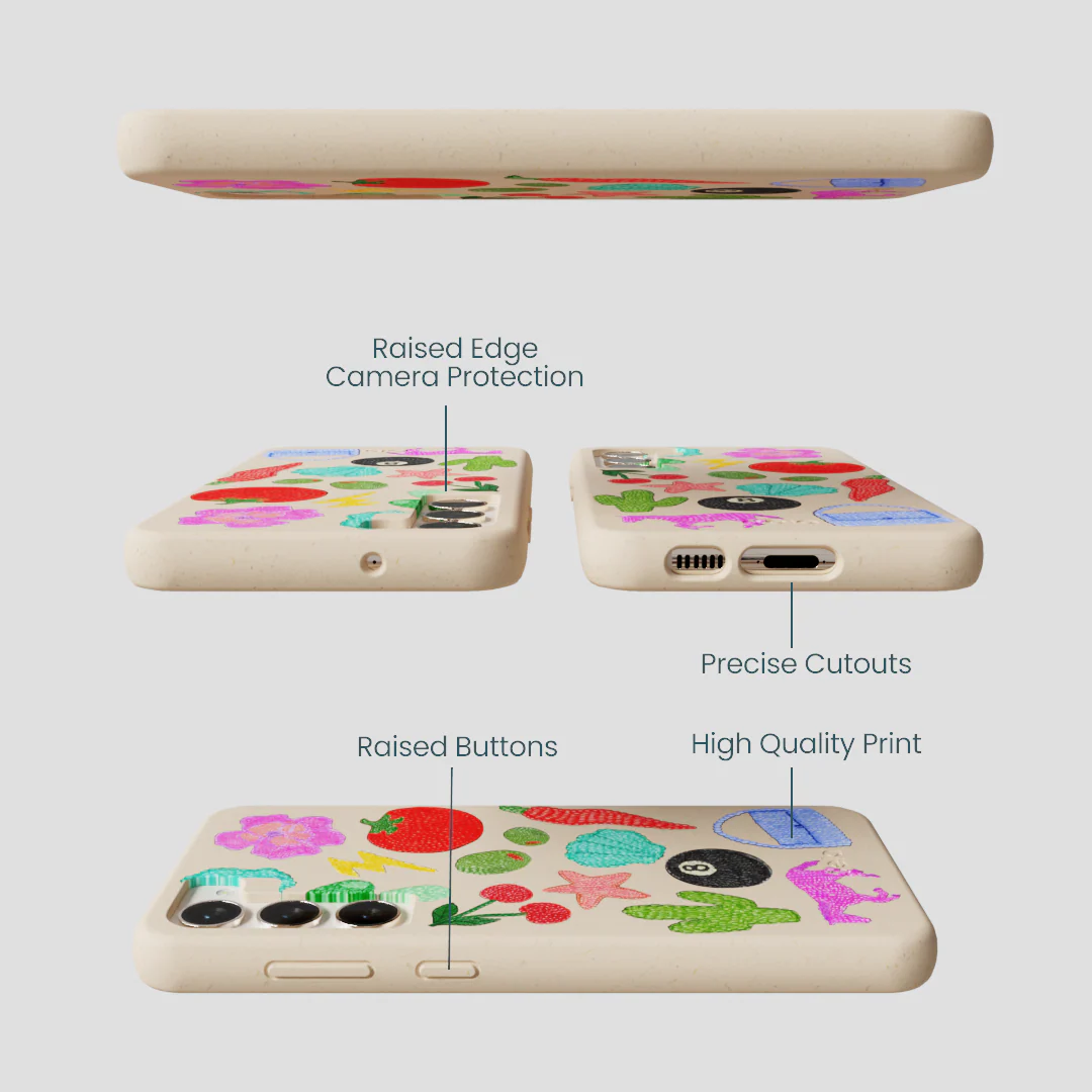 Seashell Whimsy Brooches Samsung Galaxy S24+(Plus) Case - Image 3