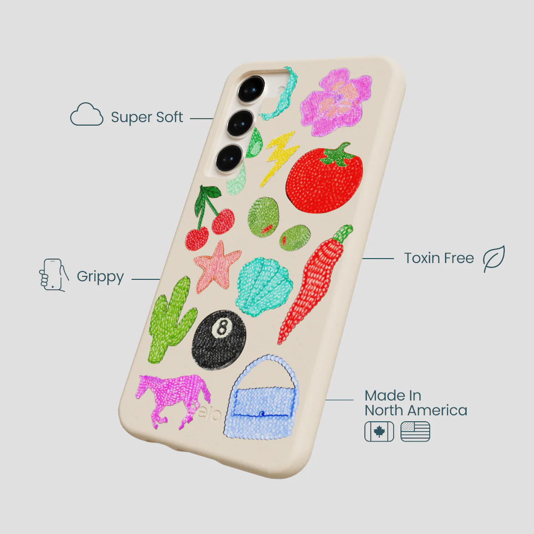 Seashell Whimsy Brooches Samsung Galaxy S24+(Plus) Case - Image 4