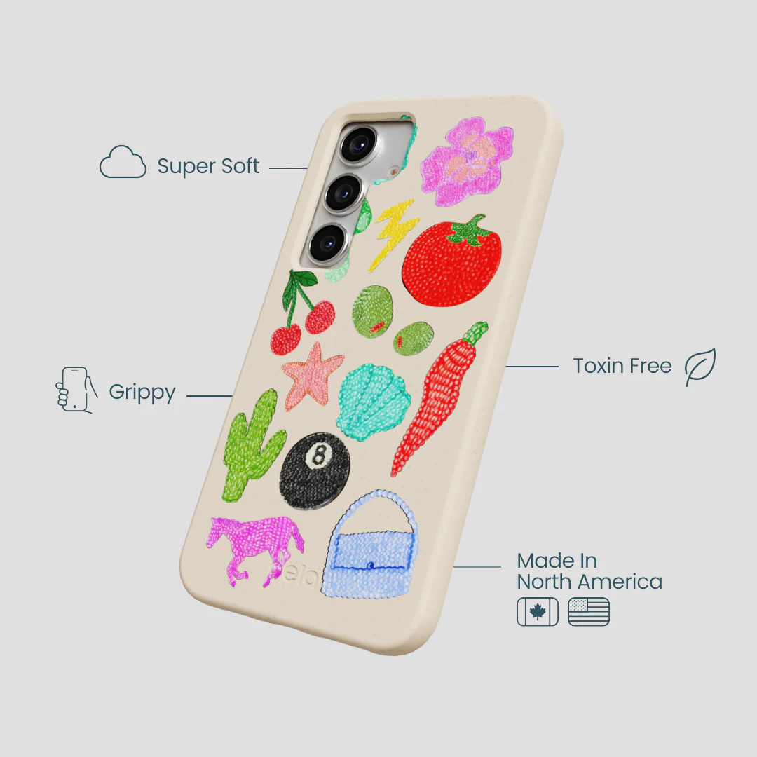 Seashell Whimsy Brooches Samsung Galaxy S25 Case - Image 4