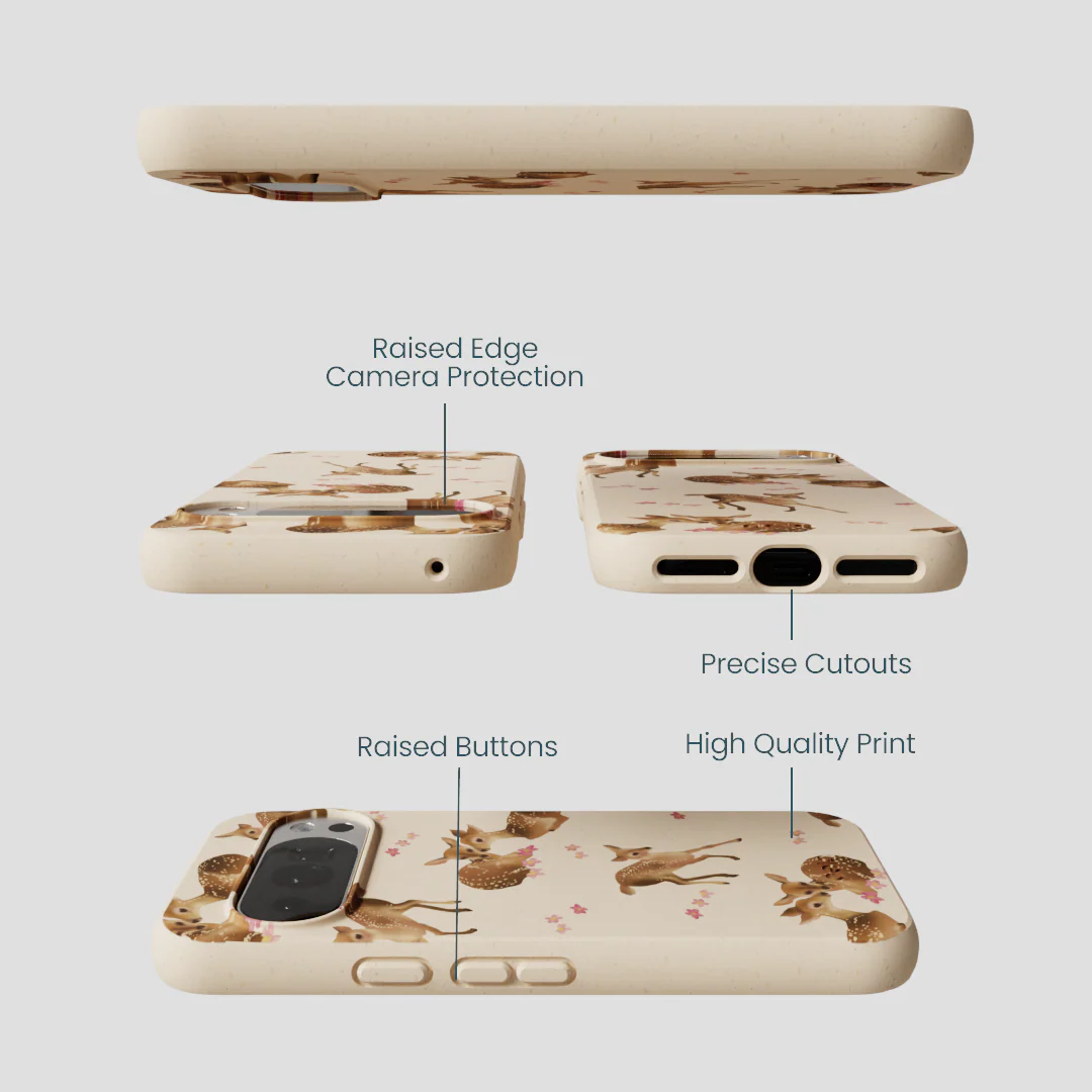 Seashell Whimsy Deer Google Pixel 10/10 Pro Case - Image 3
