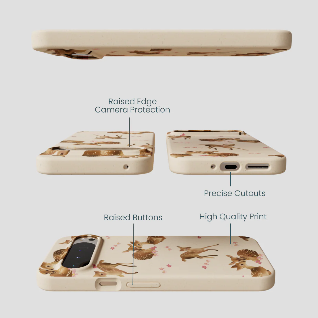 Seashell Whimsy Deer Google Pixel 9 Pro XL Case - Image 3