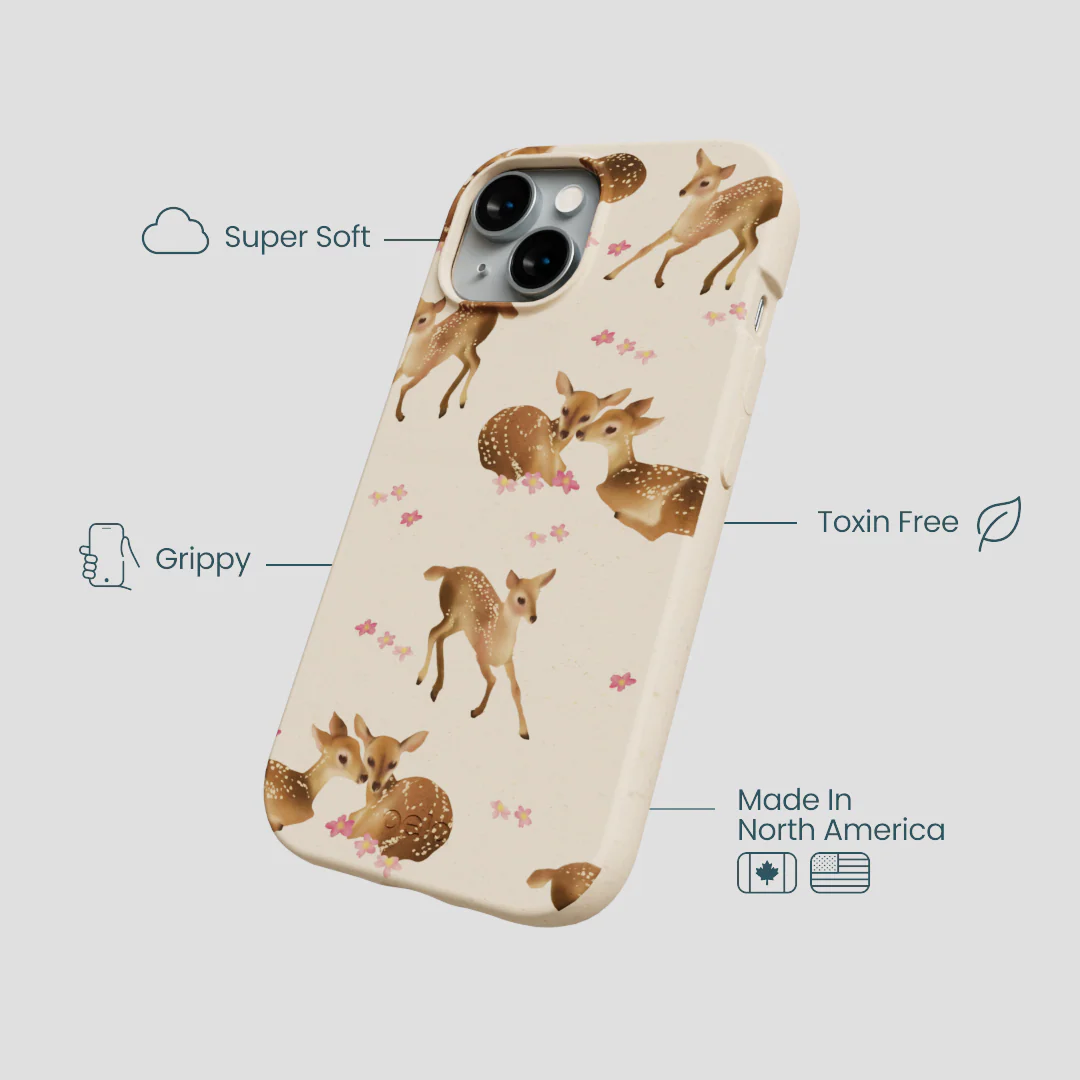 Seashell Whimsy Deer iPhone 14 Case - Image 4