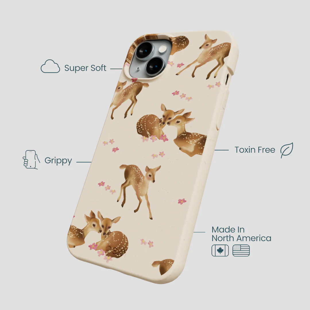 Seashell Whimsy Deer iPhone 15 Plus Case - Image 4