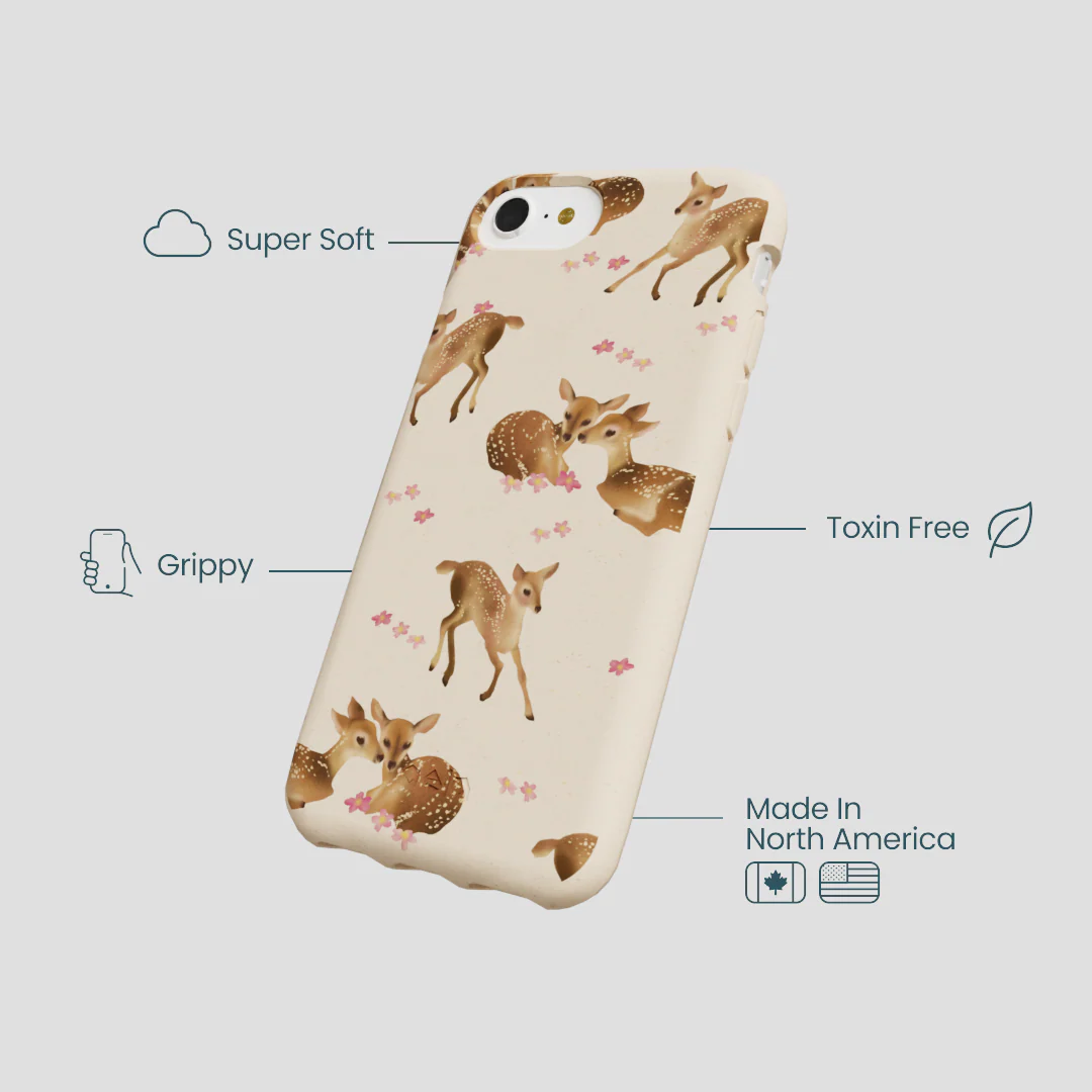 Seashell Whimsy Deer iPhone 6/6s/7/8/SE Case - Image 4