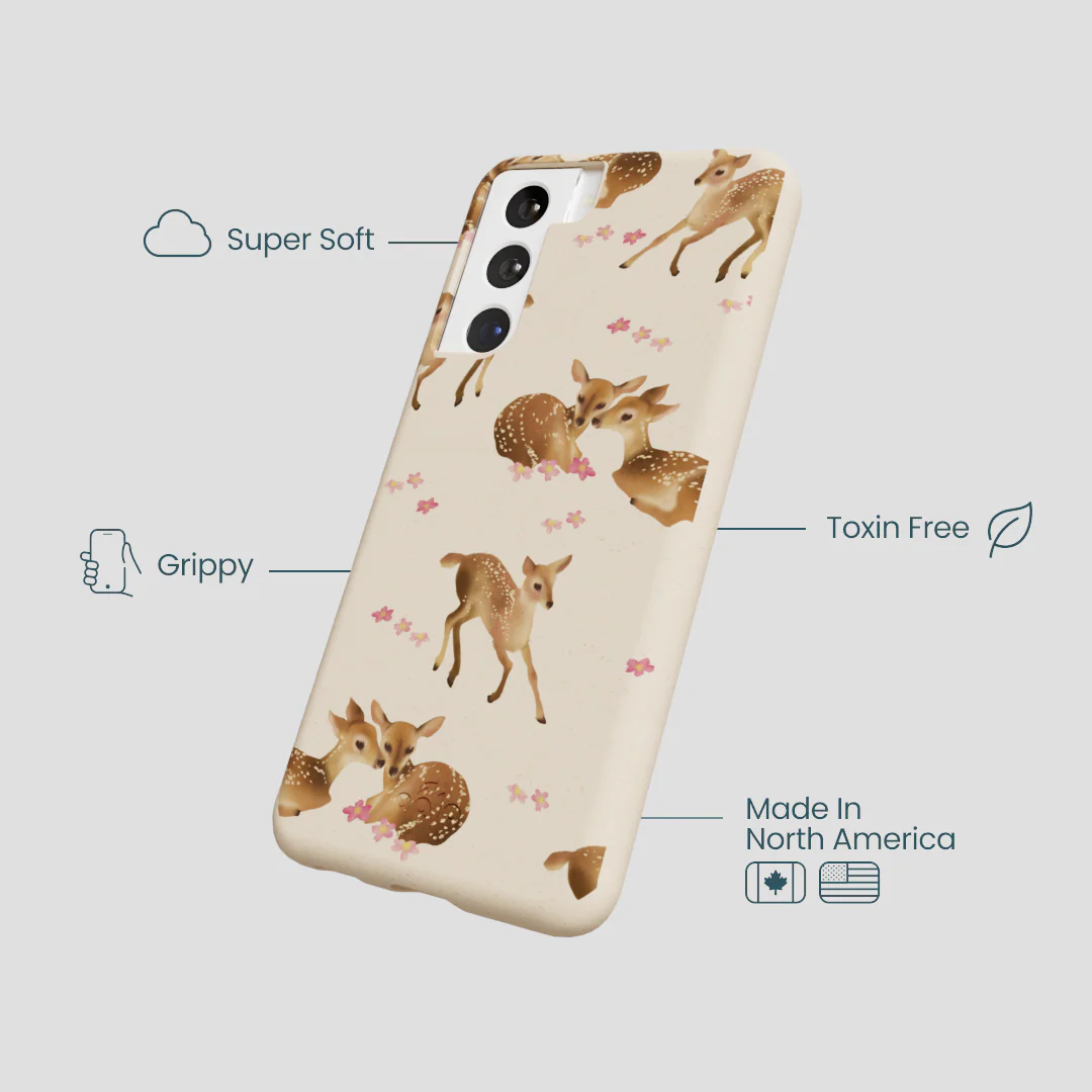 Seashell Whimsy Deer Samsung Galaxy S22 Case - Image 4