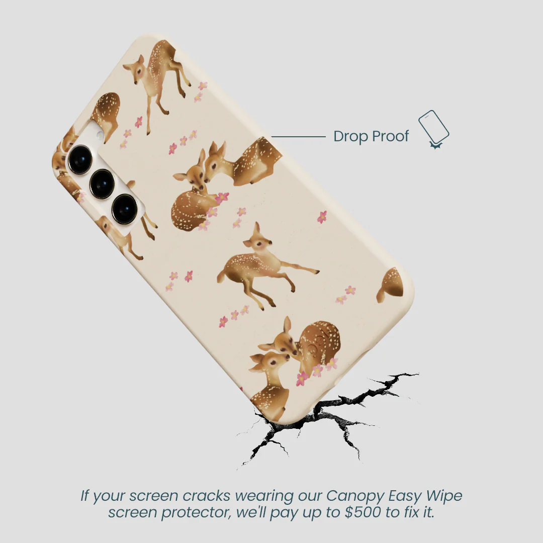 Seashell Whimsy Deer Samsung Galaxy S23+(Plus) Case - Image 5