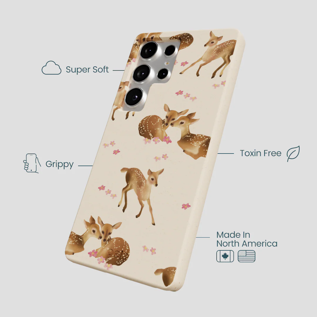 Seashell Whimsy Deer Samsung Galaxy S25 Ultra Case - Image 4