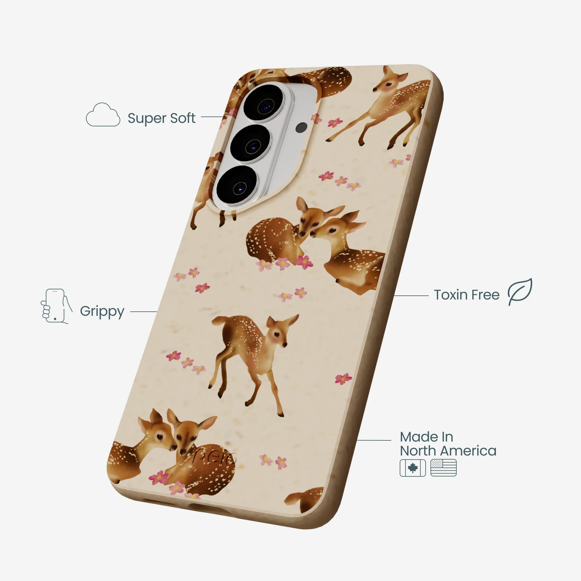 Seashell Whimsy Deer Samsung Galaxy S26 Case - Image 4