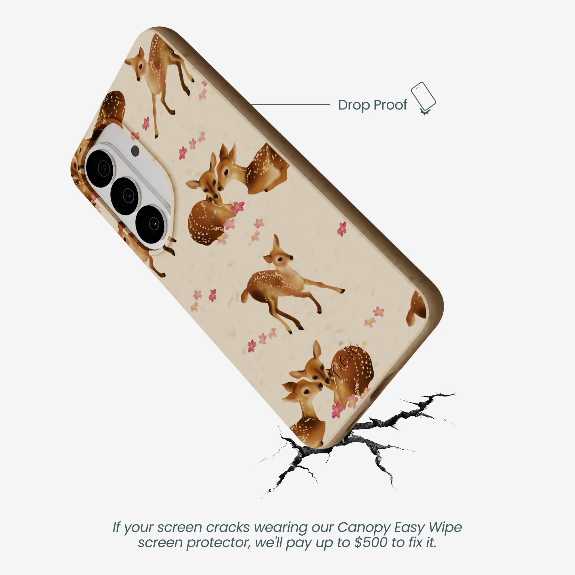 Seashell Whimsy Deer Samsung Galaxy S26 Case - Image 5