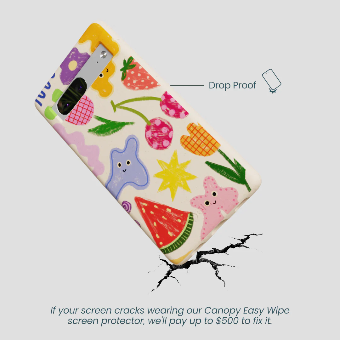 Seashell Whimsy Shapes Google Pixel 7a Case - Image 5