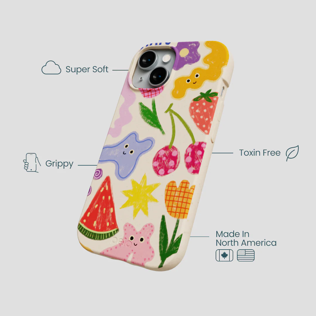 Seashell Whimsy Shapes iPhone 14 Case - Image 4
