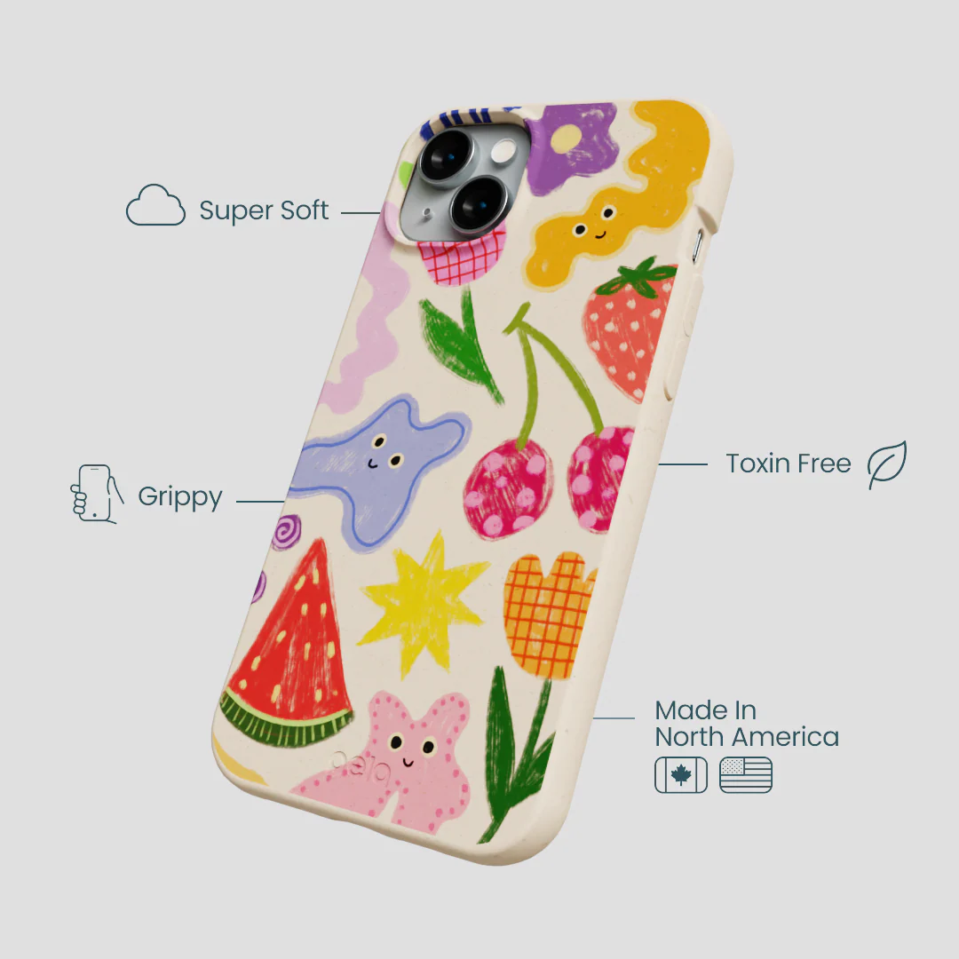 Seashell Whimsy Shapes iPhone 14 Plus Case - Image 4