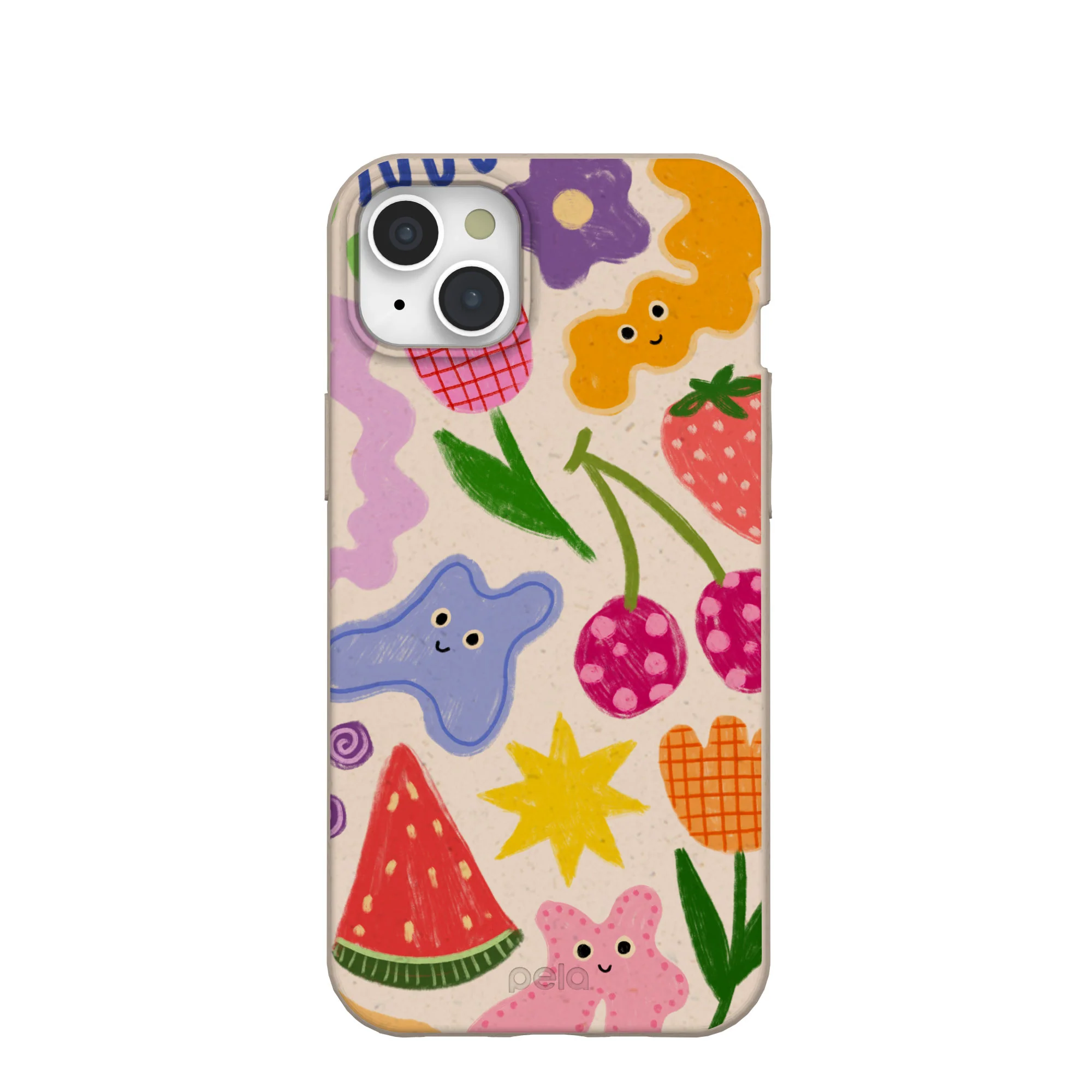 Seashell Whimsy Shapes iPhone 15 Plus Case