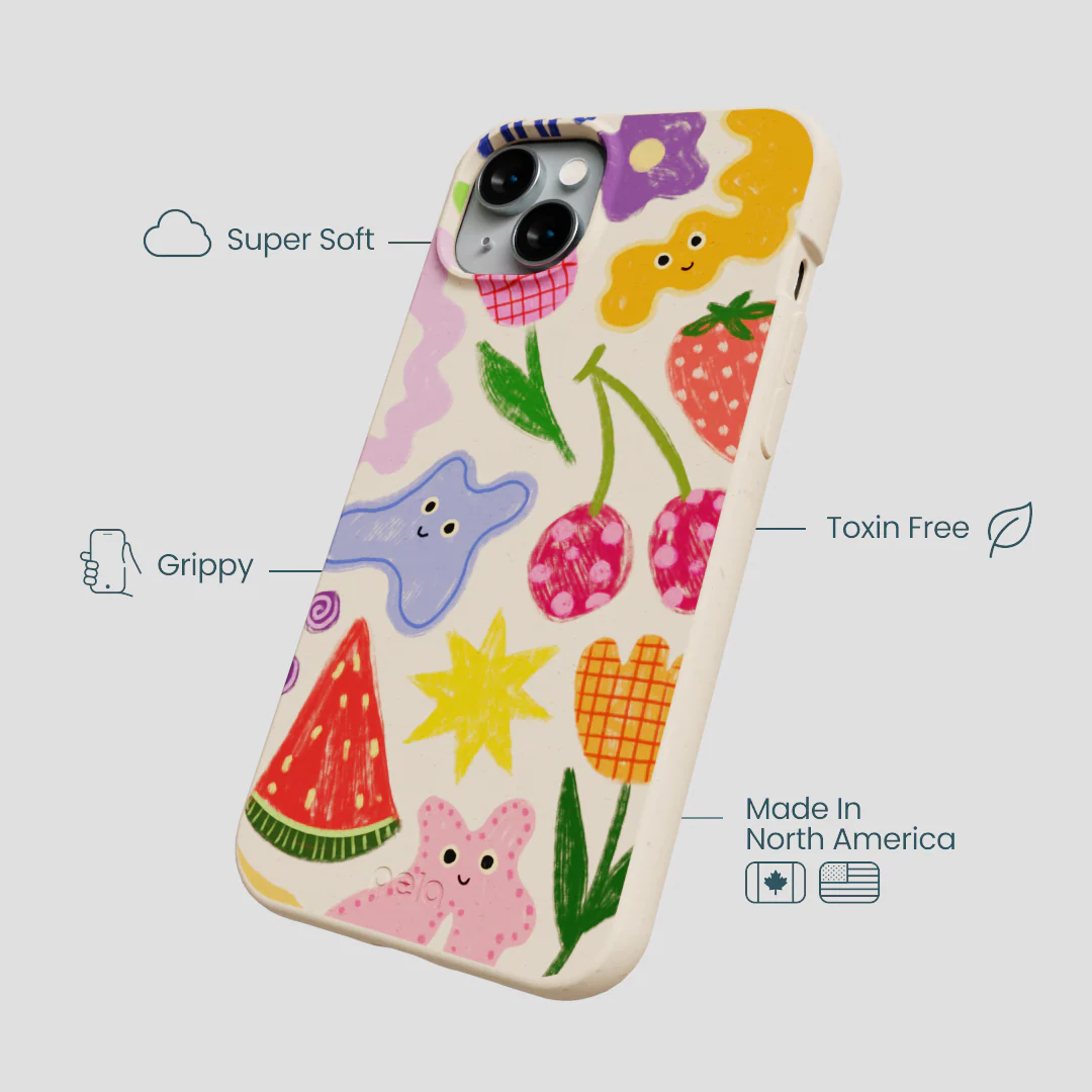 Seashell Whimsy Shapes iPhone 15 Plus Case - Image 4