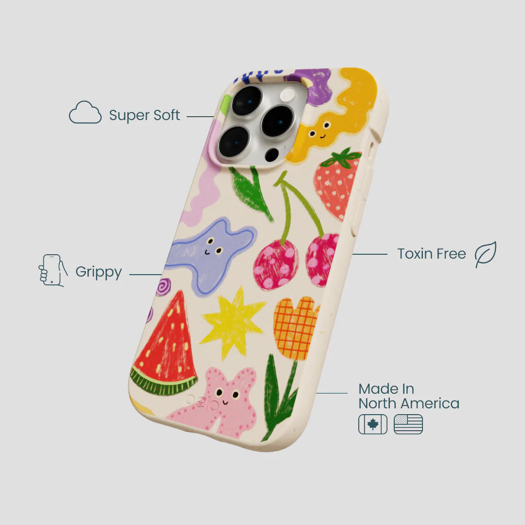 Seashell Whimsy Shapes iPhone 15 Pro Case - Image 4