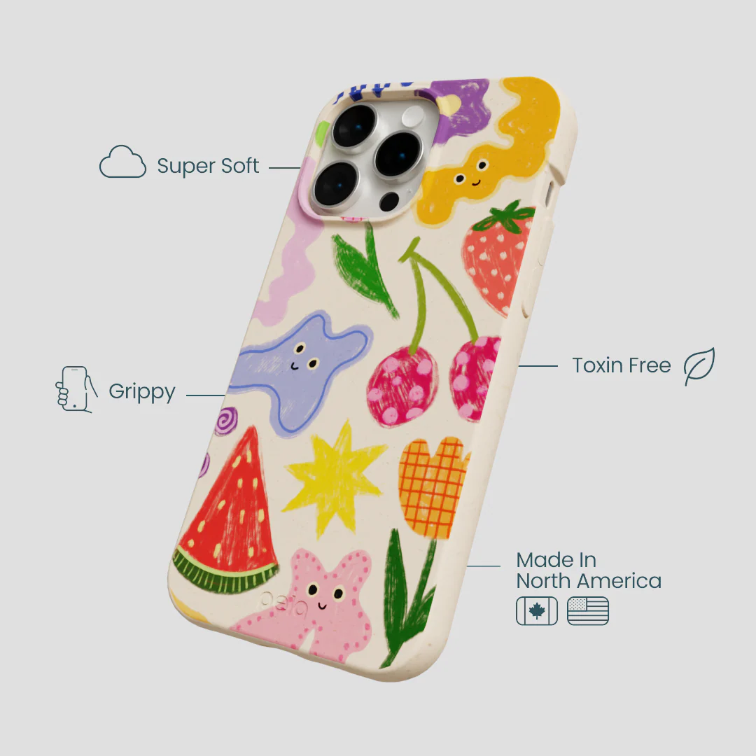 Seashell Whimsy Shapes iPhone 15 Pro Max Case - Image 4