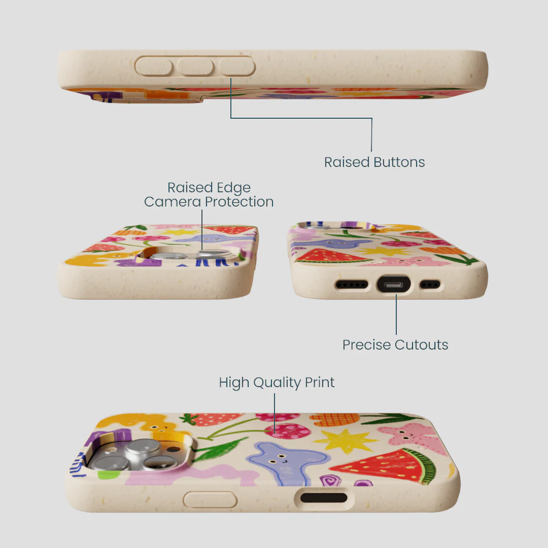Seashell Whimsy Shapes iPhone 16 Pro Case - Image 3