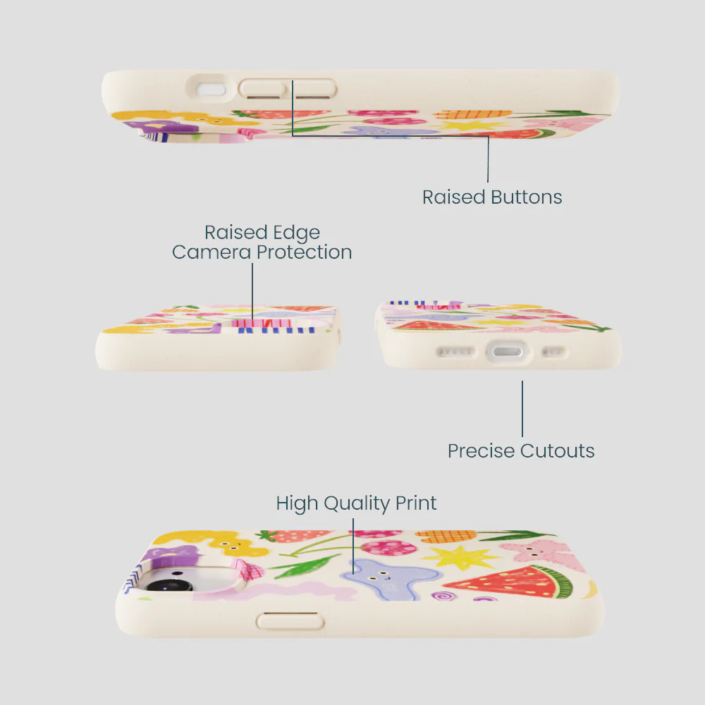 Seashell Whimsy Shapes iPhone 16e/17e Case - Image 3