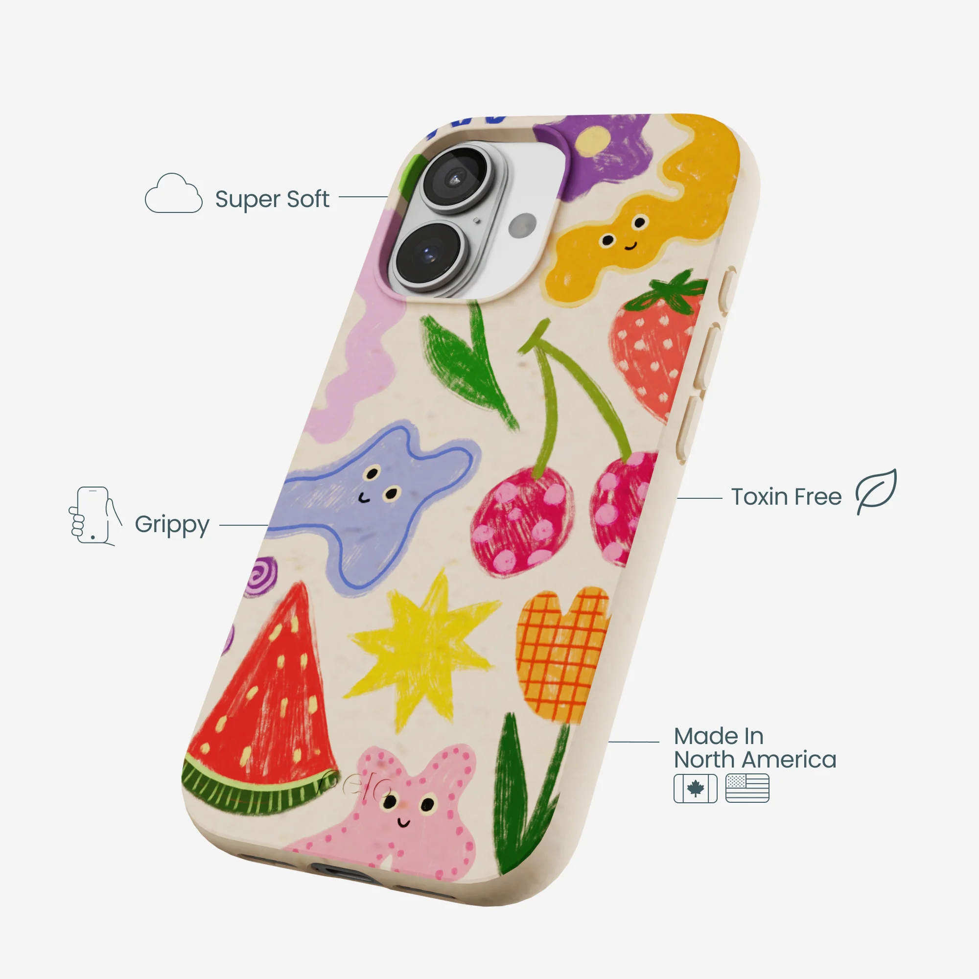 Seashell Whimsy Shapes iPhone 17 Case - Image 4