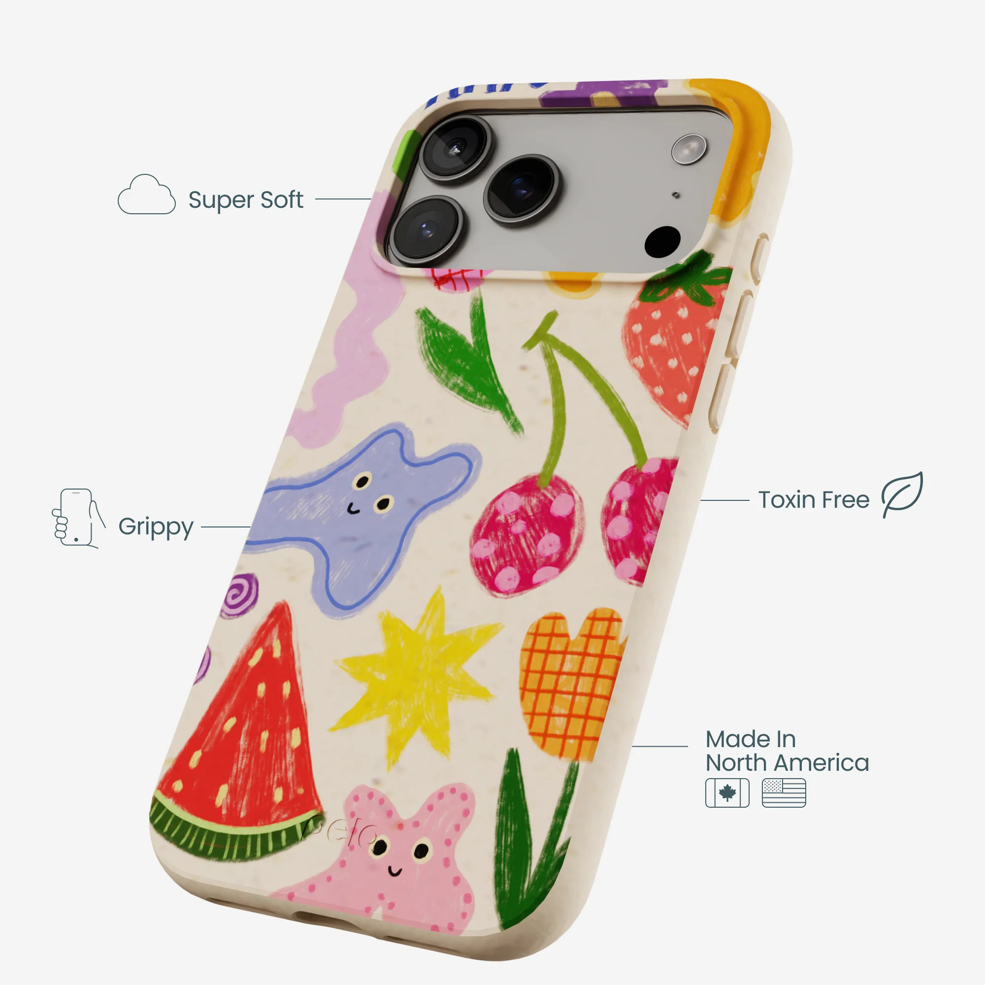 Seashell Whimsy Shapes iPhone 17 Pro Max Case - Image 4