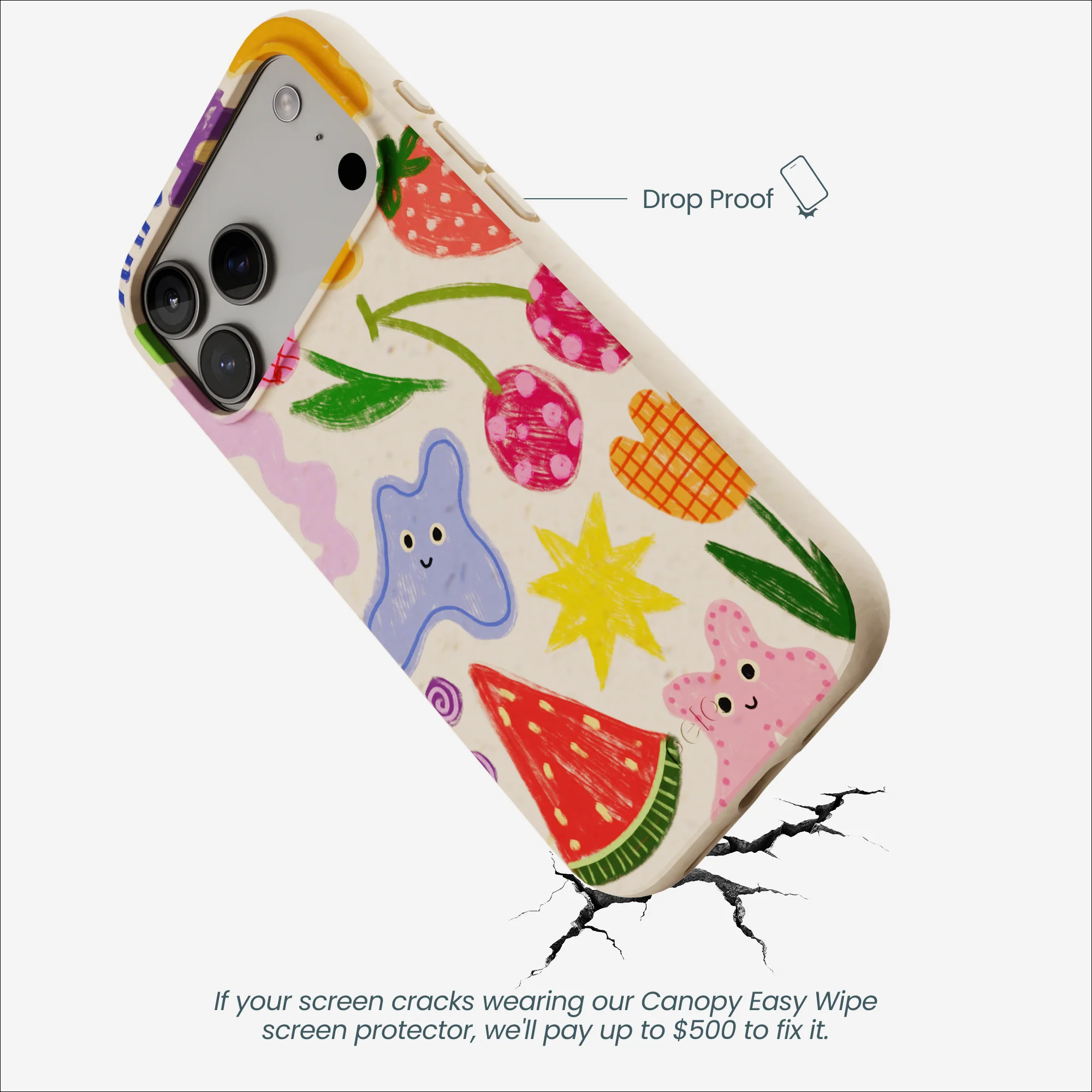 Seashell Whimsy Shapes iPhone 17 Pro Max Case - Image 5