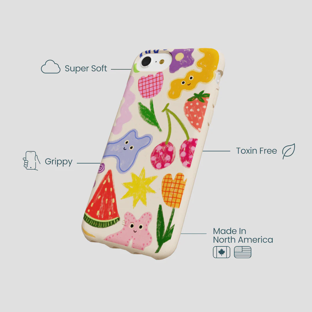 Seashell Whimsy Shapes iPhone 6/6s/7/8/SE Case - Image 4