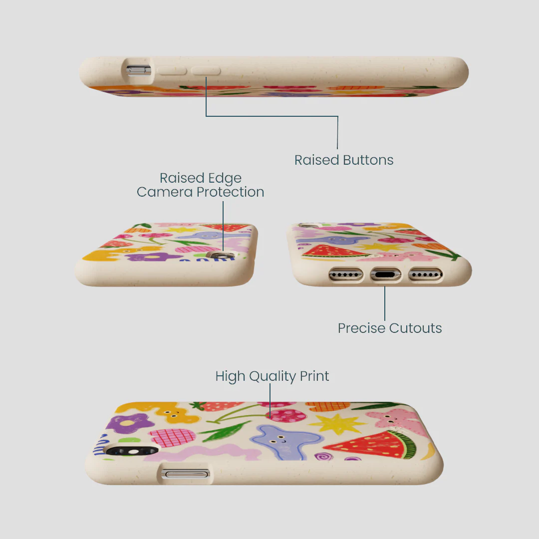 Seashell Whimsy Shapes iPhone XR Case - Image 3