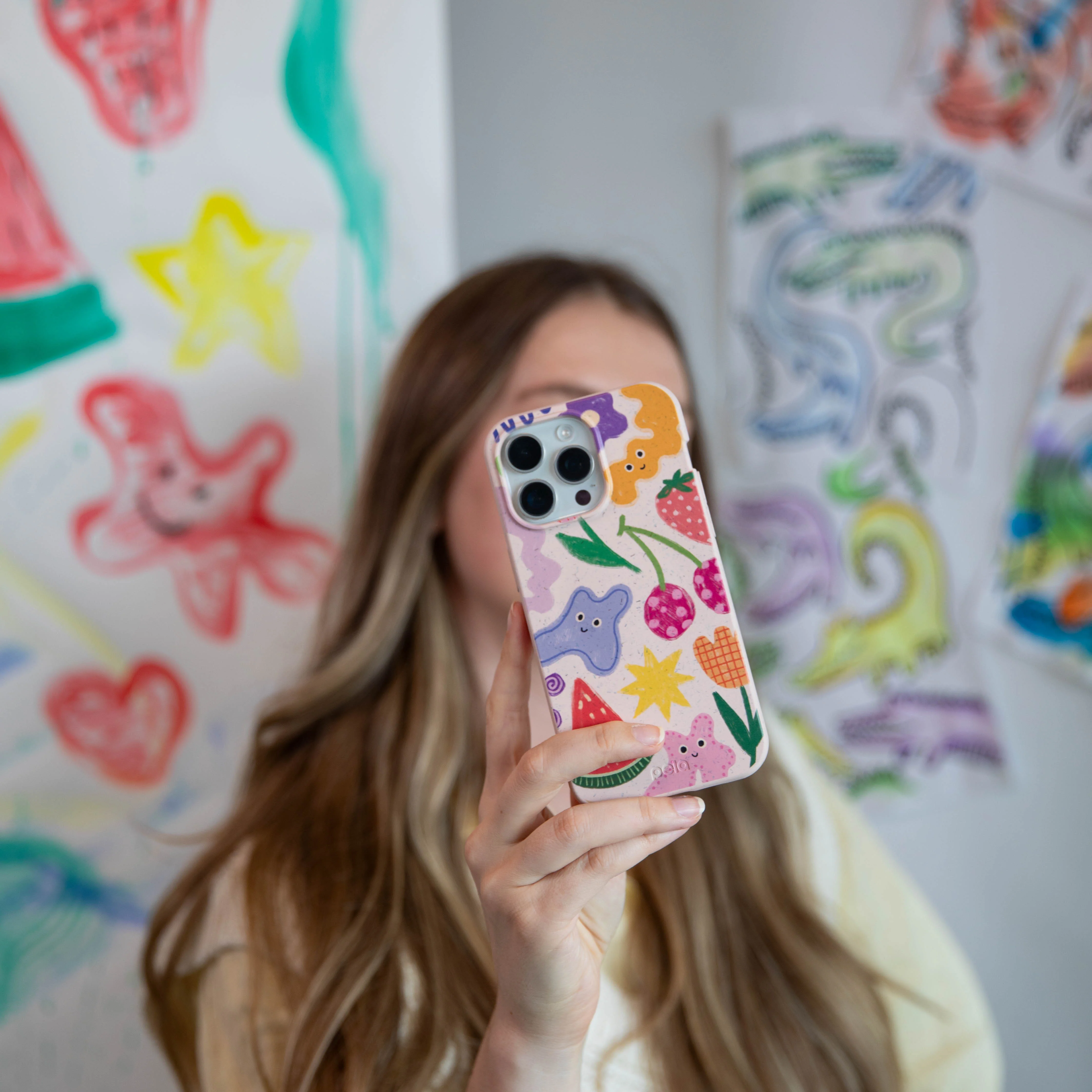 Seashell Whimsy Shapes Samsung Galaxy S23 Case - Image 2