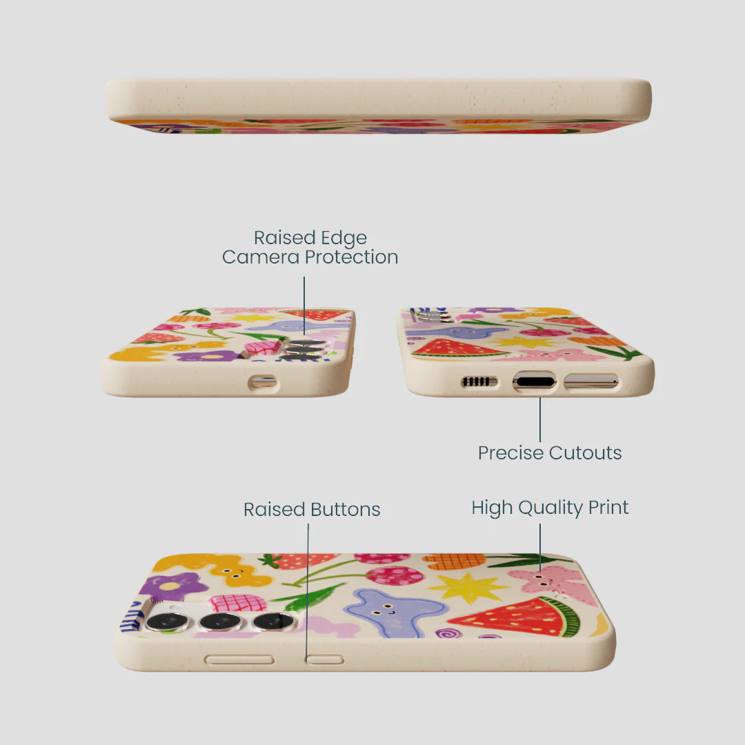 Seashell Whimsy Shapes Samsung Galaxy S23 Case - Image 3