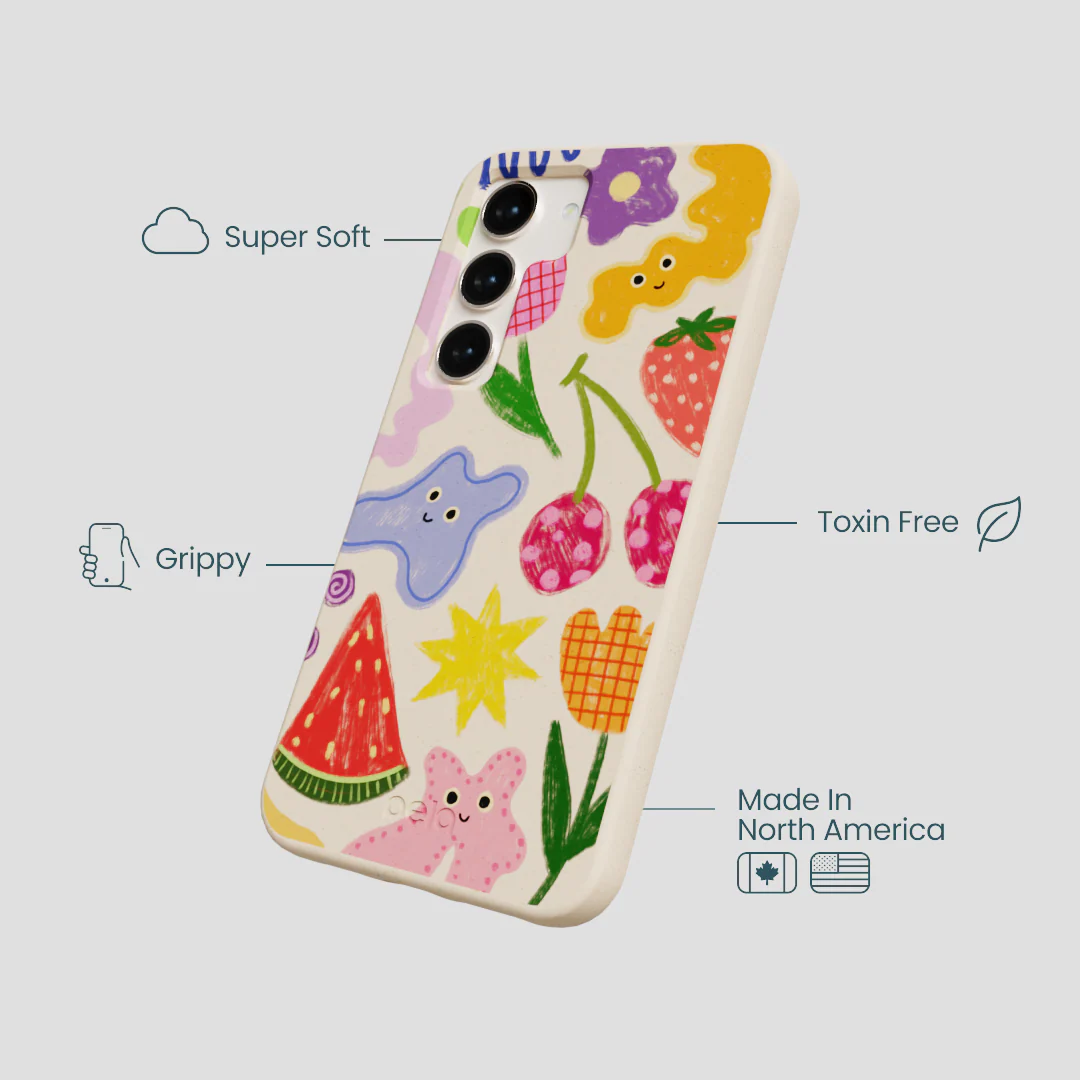 Seashell Whimsy Shapes Samsung Galaxy S23 Case - Image 4