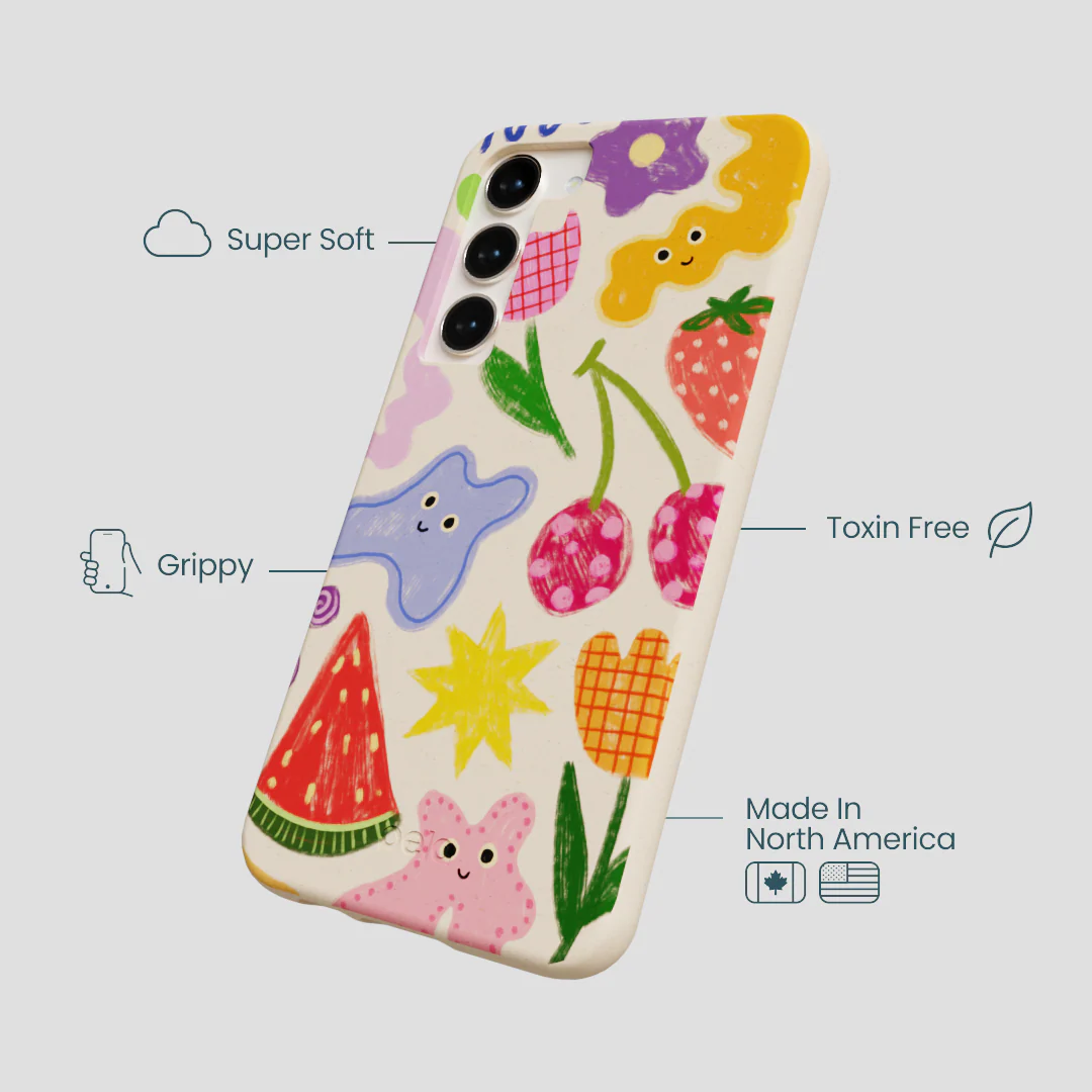 Seashell Whimsy Shapes Samsung Galaxy S24+(Plus) Case - Image 4