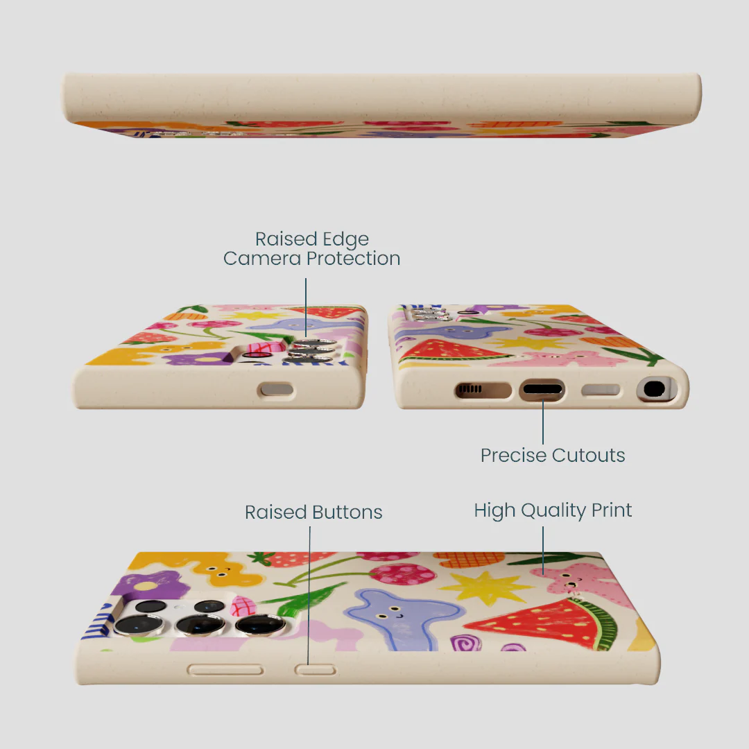 Seashell Whimsy Shapes Samsung Galaxy S24 Ultra Case - Image 3