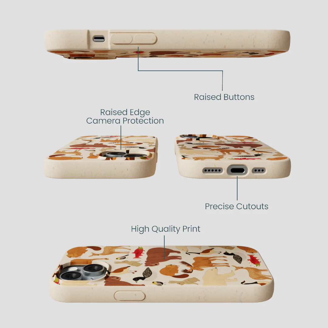 Seashell Wild Canada iPhone 15 Case - Image 3