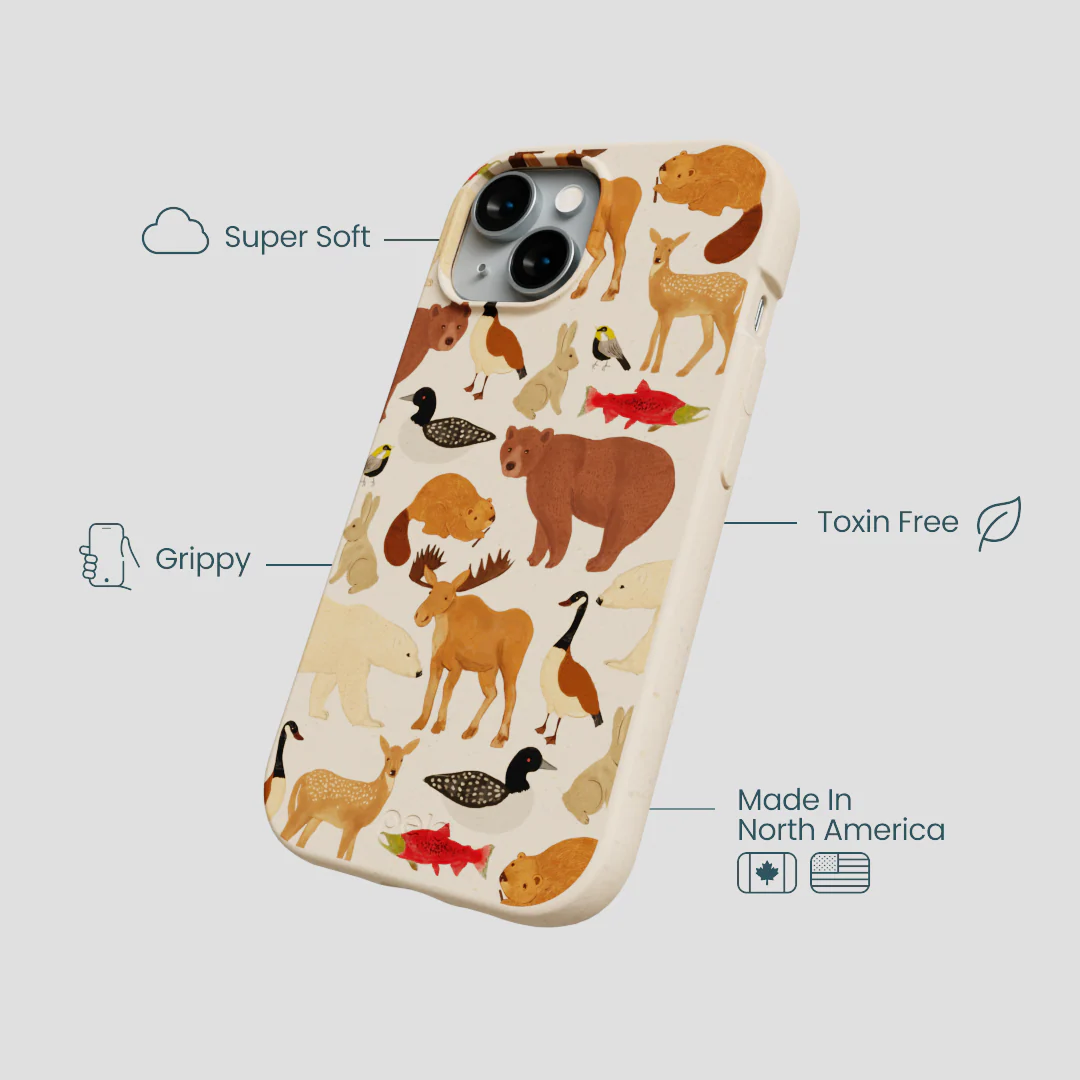 Seashell Wild Canada iPhone 15 Case - Image 4