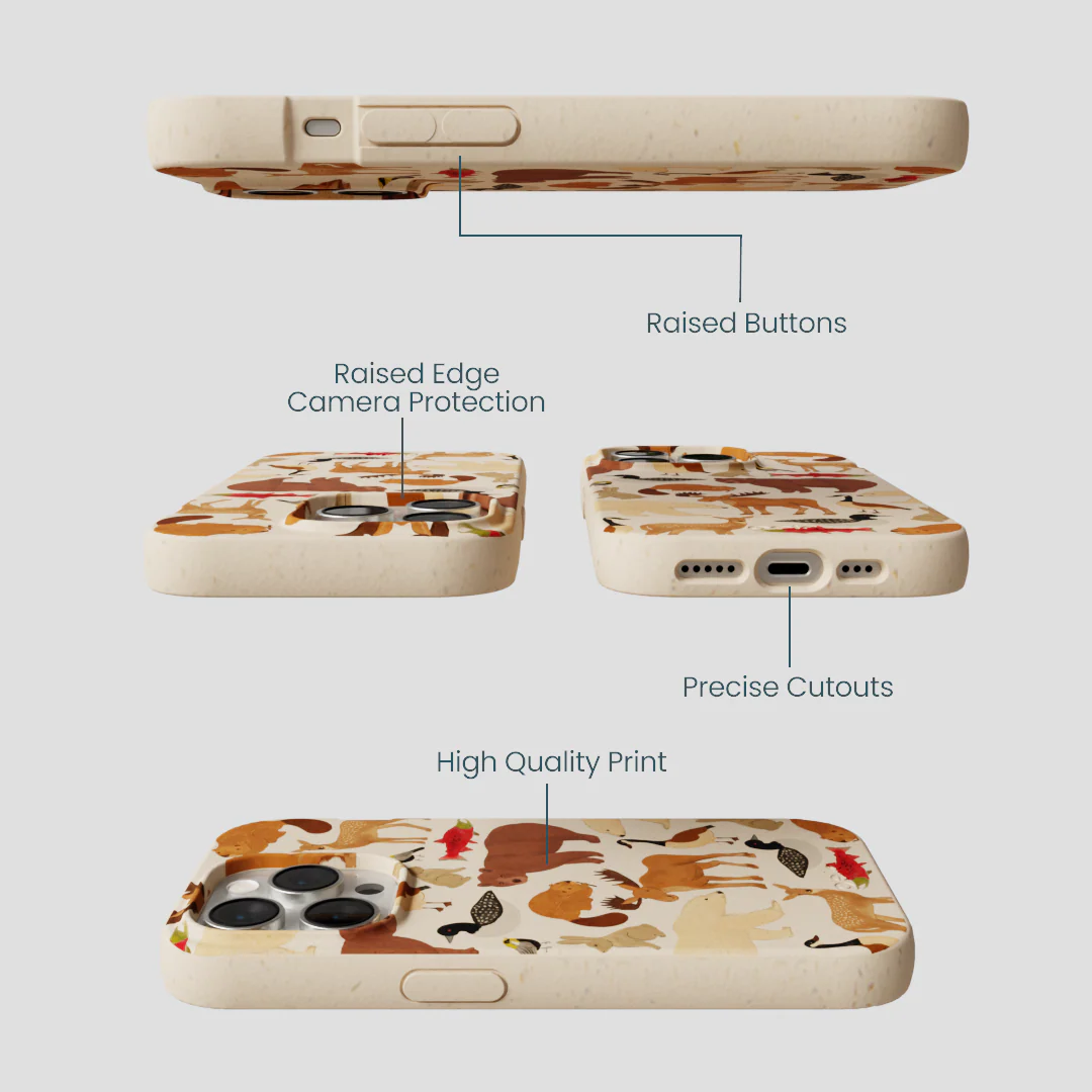 Seashell Wild Canada iPhone 15 Pro Case - Image 3