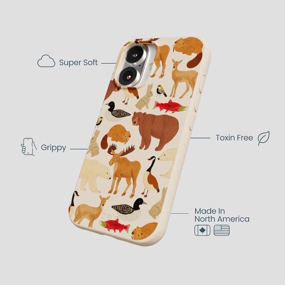 Seashell Wild Canada iPhone 16 Case - Image 4